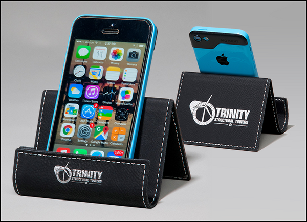 Laser Leather Smart Phone / Business Card Holder