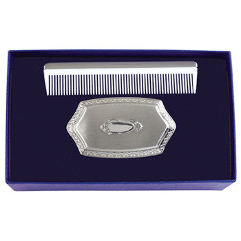 Boy’s Embossed Brush and Comb Gift Set