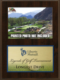 Picture Plaque Walnut Finish